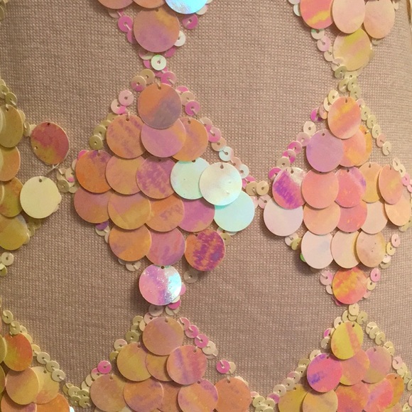 Nanette Lepore Paillette Sequin Merino Mini Dress - Picture 5 of 8